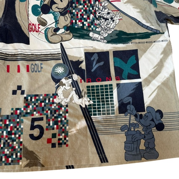 Disney Gray and Black Casual Button Down Shirt - Picture 5 of 17